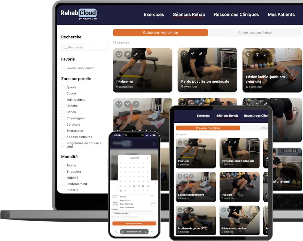 RehabCloud mockup