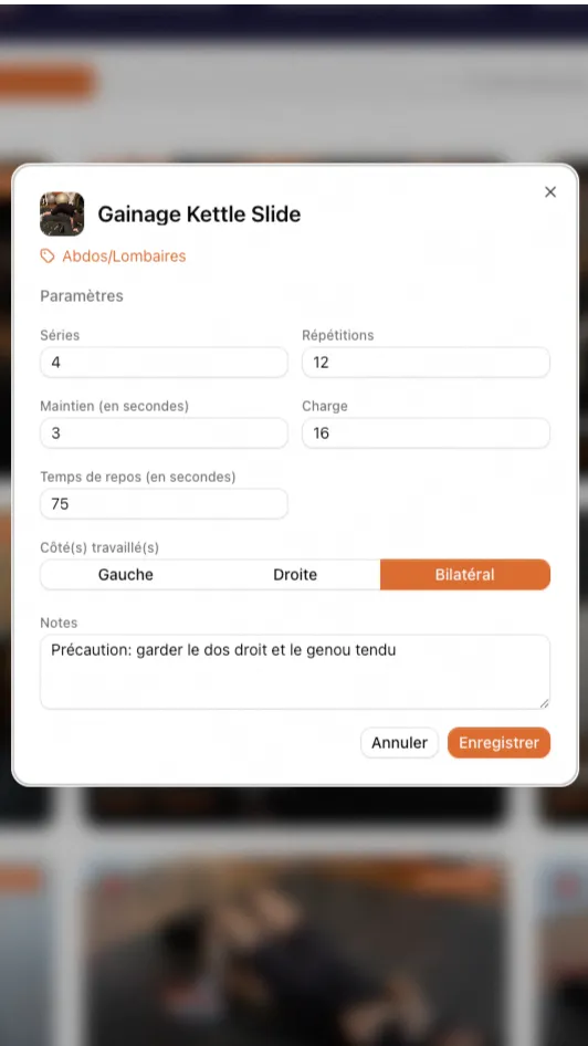 Rehabcloud Screenshot Playlist item