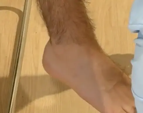 Test de choc au talon